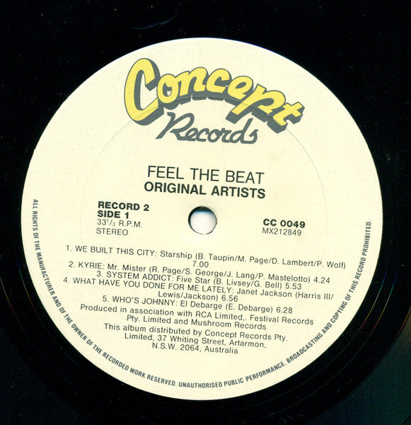 Various – Feel The Beat (2xLP) LP vinyl record, image 6 of 7