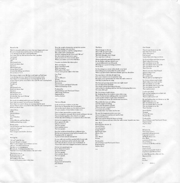The Dream Academy – The Dream Academy LP vinyl record, image 8 of 8