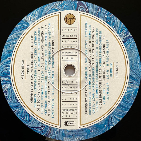 Sandra – Into A Secret Land LP vinyl record, image 3 of 9