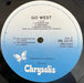Go West – Go West LP vinyl record, image 4 of 5