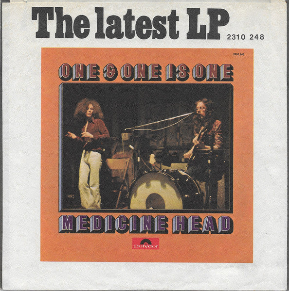 Medicine Head – One & One Is One 7" vinyl record, image 2 of 4