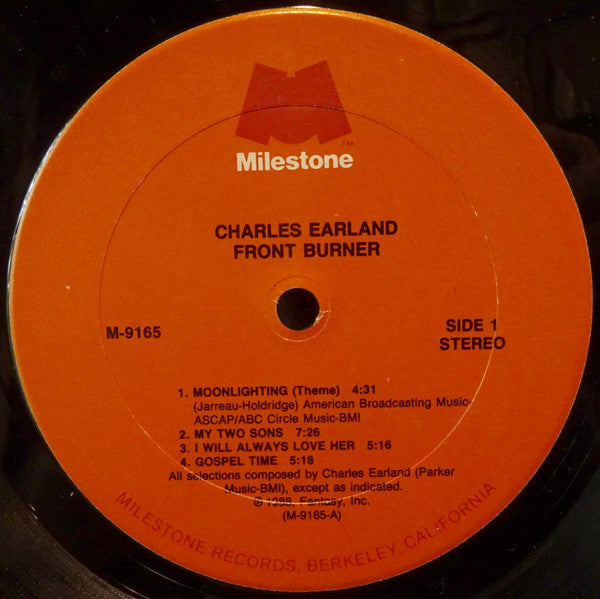 Charles Earland – Front Burner LP vinyl record, image 3 of 4