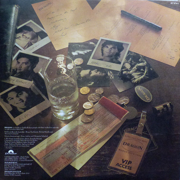 Dragon – Body And The Beat LP vinyl record, image 6 of 7