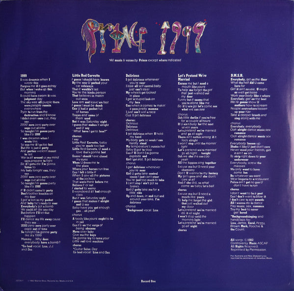 Prince – 1999 (2xLP) LP vinyl record, image 8 of 10