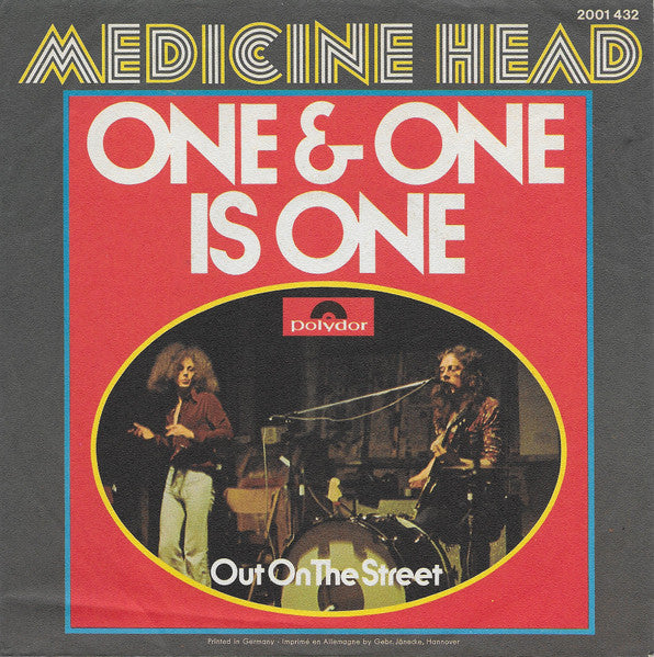 Medicine Head – One & One Is One 7" vinyl record, image 1 of 4