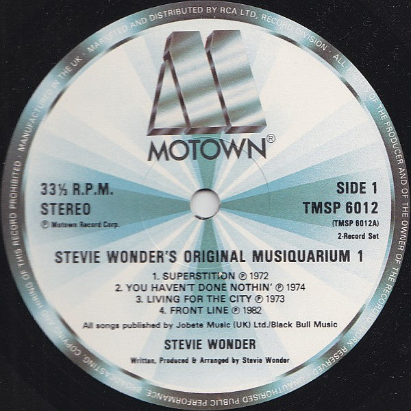 Stevie Wonder – Stevie Wonder's Original Musiquarium I (2xLP) LP vinyl record, image 5 of 8