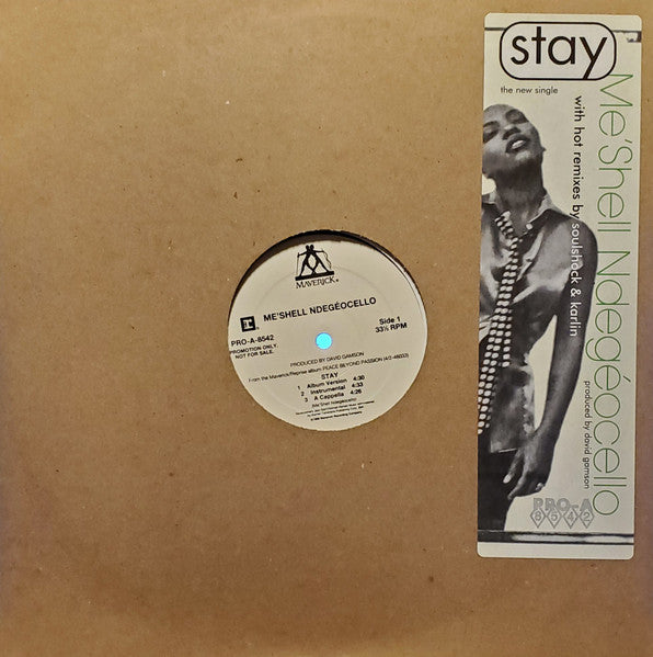 Me'Shell NdegéOcello – Stay 12" vinyl record, image 3 of 4