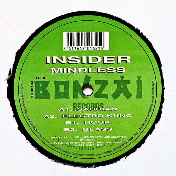 Insider – Mindless 12" vinyl record, image 1 of 2
