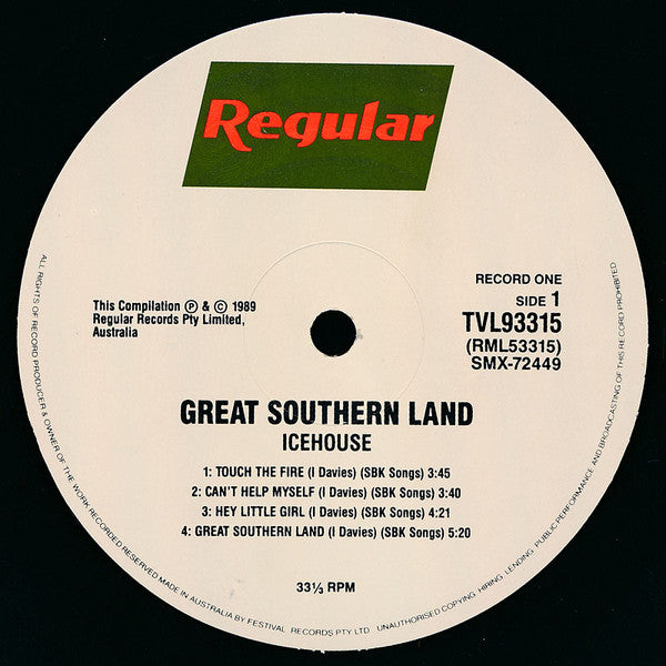Icehouse – Great Southern Land (2xLP) LP vinyl record, image 5 of 9