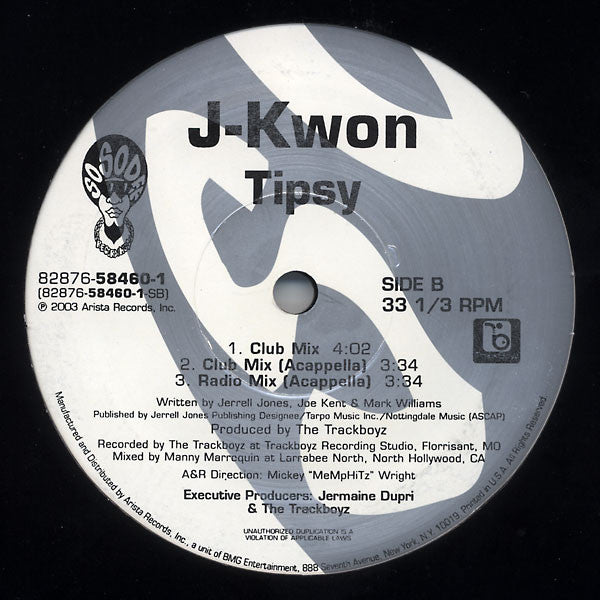 J-Kwon – Tipsy 12" vinyl record, image 3 of 4