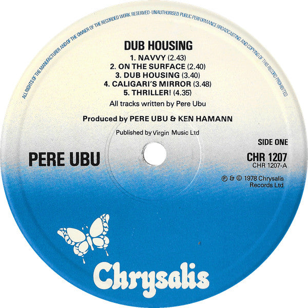 Pere Ubu – Dub Housing LP vinyl record, image 3 of 4