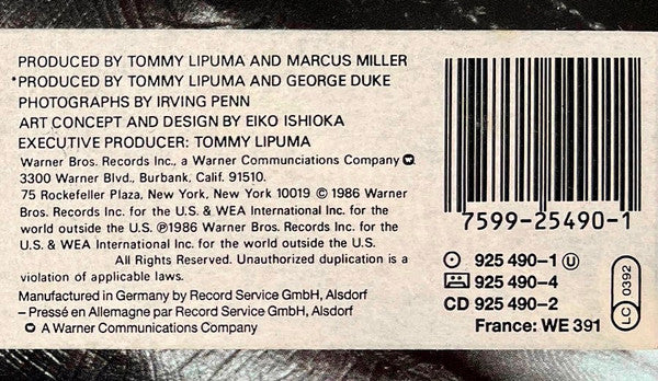 Miles Davis – Tutu LP vinyl record, image 7 of 10