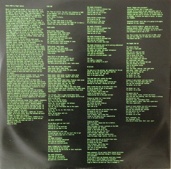 Roger Waters – Radio K.A.O.S. LP vinyl record, image 5 of 6