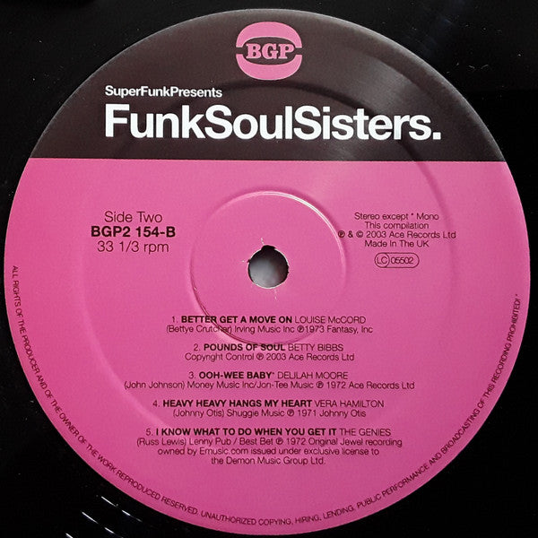 Various – Funk Soul Sisters. (2xLP) LP vinyl record, image 4 of 6