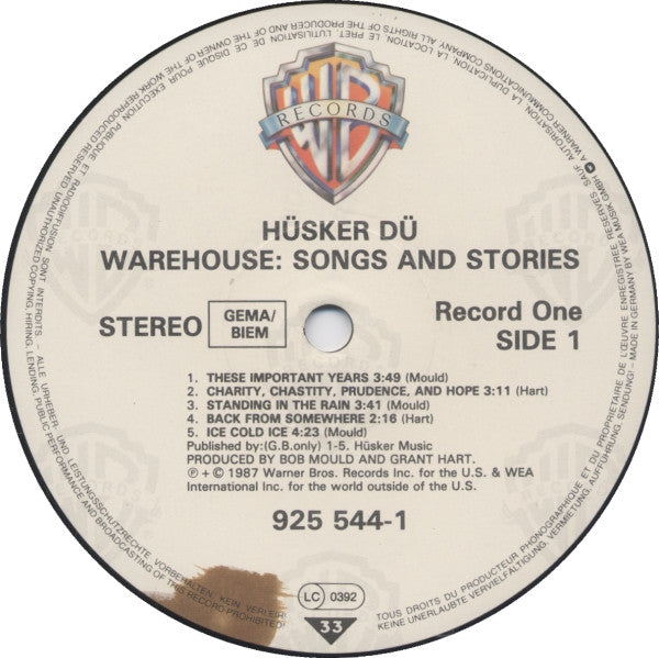 Hüsker Dü – Warehouse: Songs And Stories (2xLP) LP vinyl record, image 3 of 10