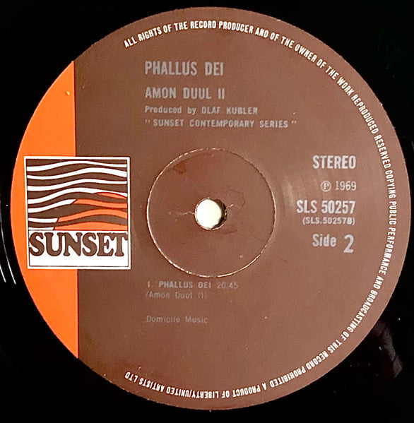Amon Düül II – Phallus Dei LP vinyl record, image 4 of 4