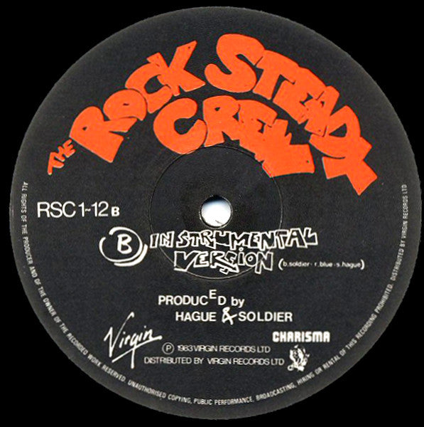 The Rock Steady Crew – (Hey You) The Rock Steady Crew 12" vinyl record, image 4 of 4
