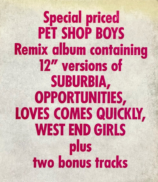Pet Shop Boys – Disco LP vinyl record, image 8 of 8