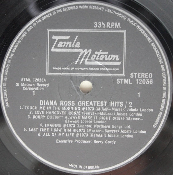 Diana Ross – Diana Ross' Greatest Hits / 2 LP vinyl record, image 3 of 6