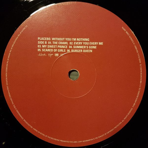 Placebo – Without You I'm Nothing LP vinyl record, image 7 of 10
