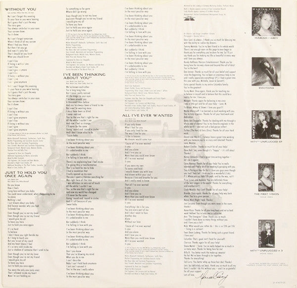 Mariah Carey – Music Box LP vinyl record, image 4 of 9
