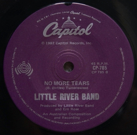 Little River Band – Down On The Border 7" vinyl record, image 2 of 2