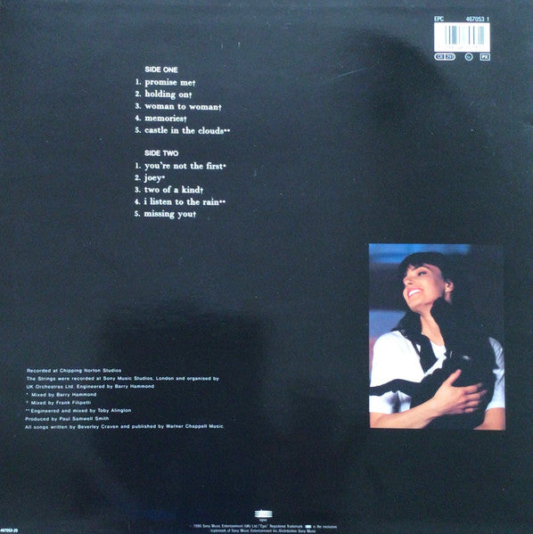 Beverley Craven – Beverley Craven. LP vinyl record, image 2 of 5