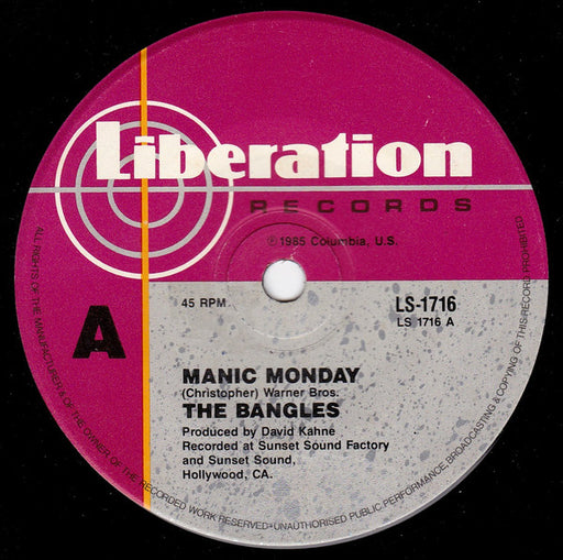 Bangles – Manic Monday