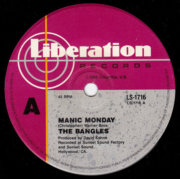 Bangles – Manic Monday