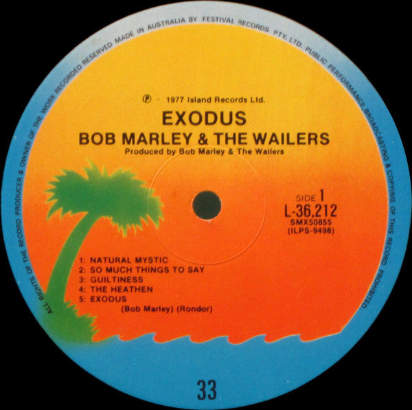 Bob Marley & The Wailers – Exodus LP vinyl record, image 5 of 6