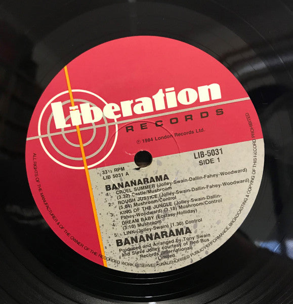 Bananarama – Bananarama LP vinyl record, image 4 of 5