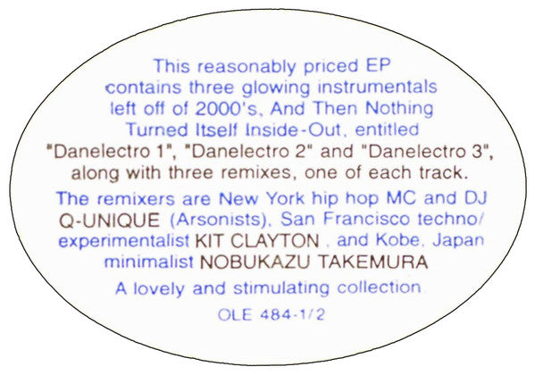 Yo La Tengo – Danelectro 12" vinyl record, image 7 of 7
