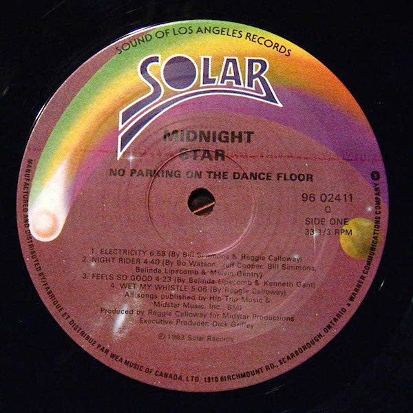 Midnight Star – No Parking On The Dance Floor LP vinyl record, image 3 of 4
