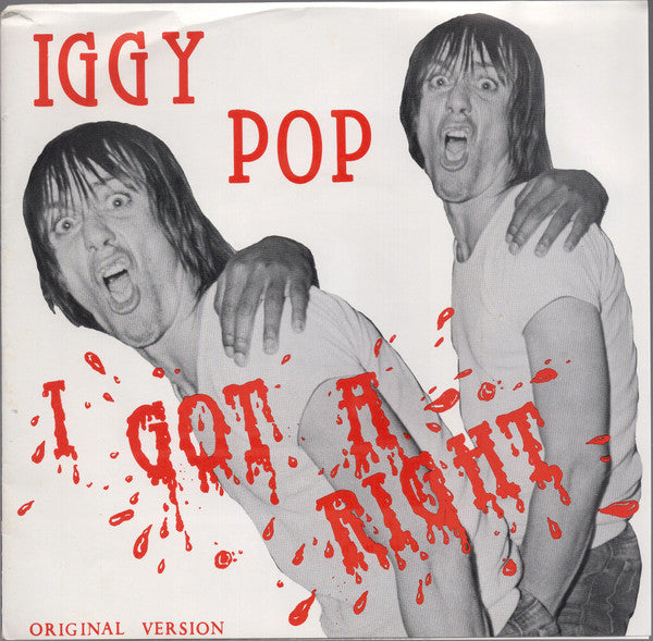 Iggy Pop, The Stooges – I Got A Right (Original Version) 7" vinyl record, image 4 of 5