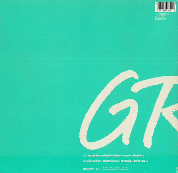 Herbert Grönemeyer – Ö LP vinyl record, image 4 of 10