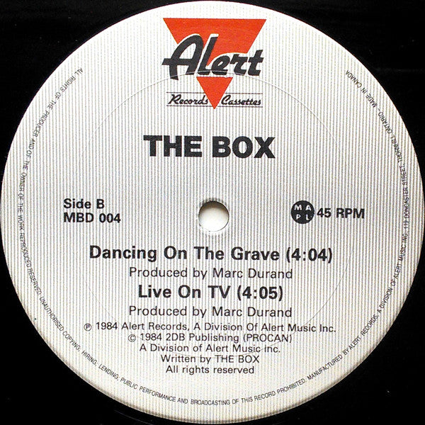 The Box – Dancing On The Grave 12" vinyl record, image 3 of 3