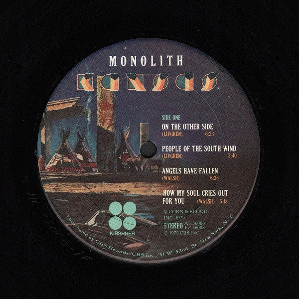 Kansas – Monolith LP vinyl record, image 5 of 9
