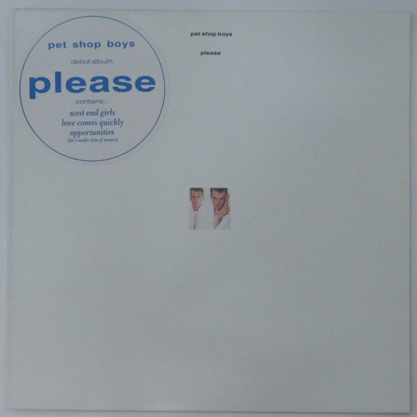 Pet Shop Boys – Please LP vinyl record, image 1 of 8