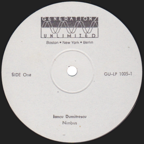 Iancu Dumitrescu – Nimbus / Zenith LP vinyl record, image 3 of 4