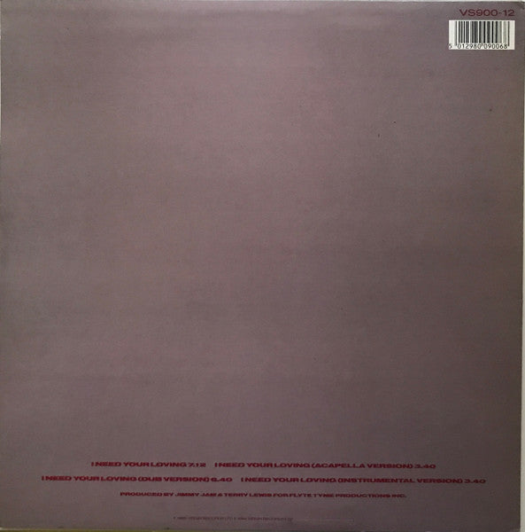 The Human League – I Need Your Loving 12" vinyl record, image 2 of 3