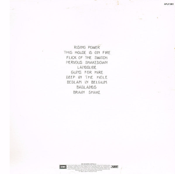 AC/DC – Flick Of The Switch LP vinyl record, image 2 of 6