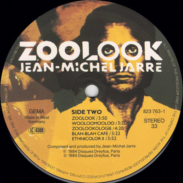 Jean-Michel Jarre – Zoolook LP vinyl record, image 4 of 8