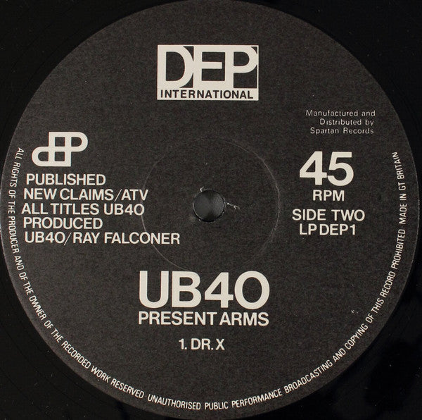 UB40 – Present Arms LP vinyl record, image 6 of 9