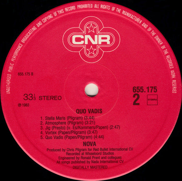 Nova – Quo Vadis LP vinyl record, image 4 of 4