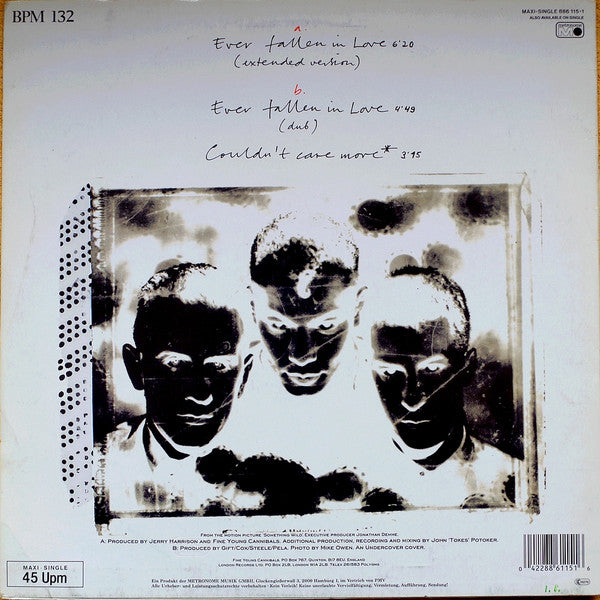 Fine Young Cannibals – Ever Fallen In Love 12" vinyl record, image 2 of 4