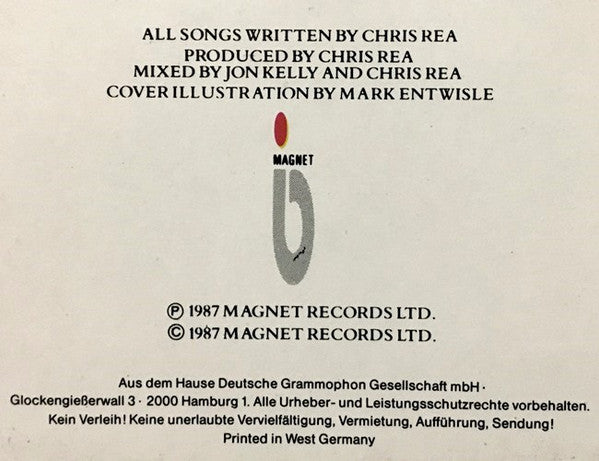 Chris Rea – Dancing With Strangers LP vinyl record, image 10 of 10