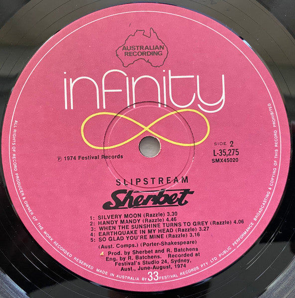 Sherbet – Slipstream LP vinyl record, image 6 of 8