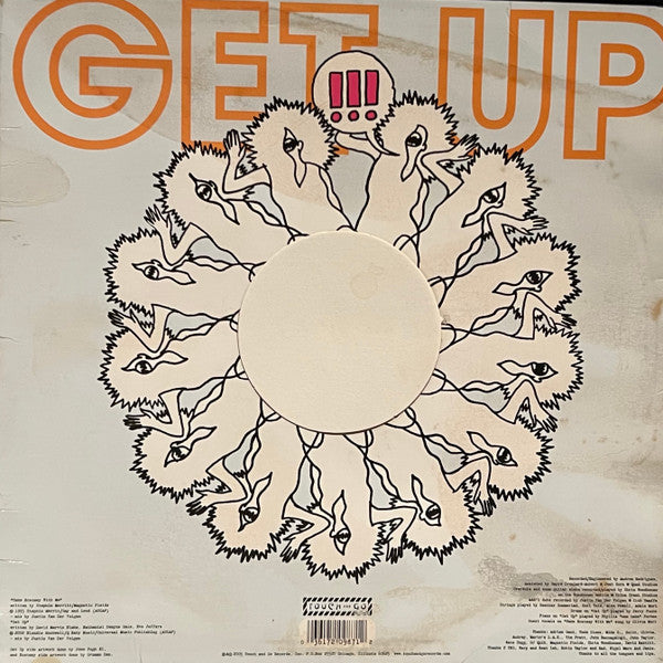 !!! – Take Ecstasy With Me / Get Up 12" vinyl record, image 2 of 4
