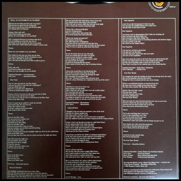 Elvis Costello & The Attractions – Blood & Chocolate LP vinyl record, image 6 of 6