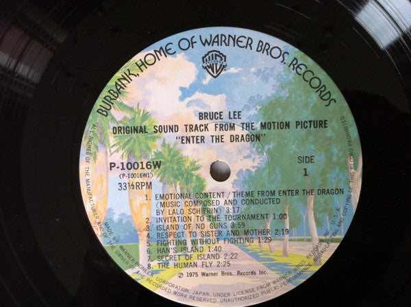 Lalo Schifrin – Bruce Lee - Original Soundtrack From The Motion Picture 'Enter The Dragon' LP vinyl record, image 5 of 10